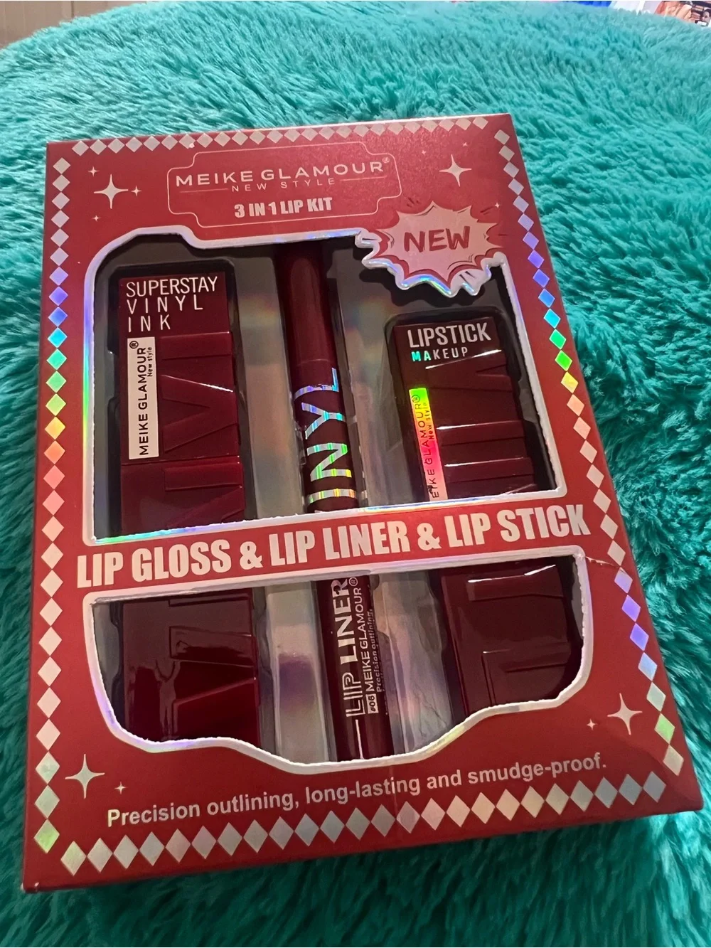 Glamour text packaging